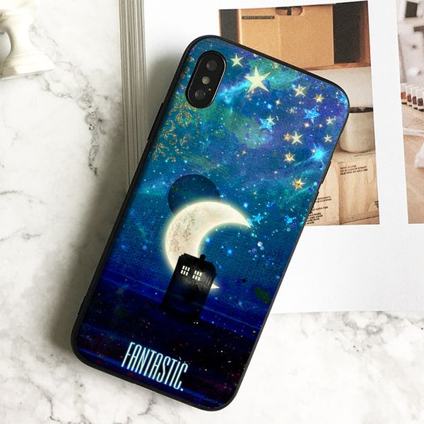 

coque luxury fantastic tardis чехол для телефона iphone 11 pro xs max xr 8 7 6s plus 5 se case мягкий черный силиконовый чехол tpu