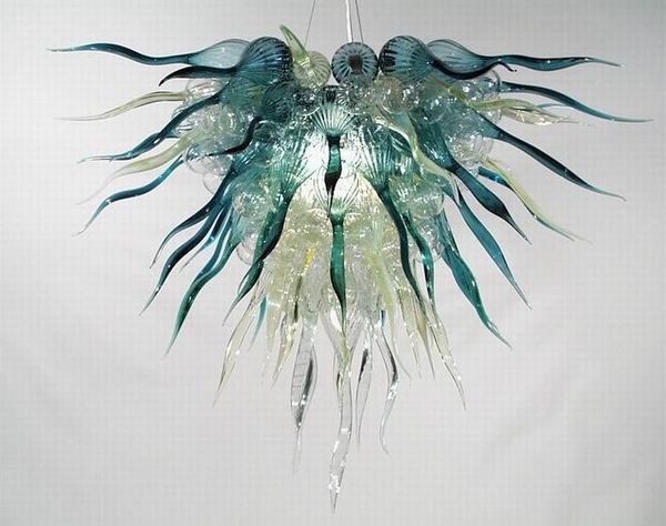 

villa hand blown glass chandelier lighting murano glass pendant light wedding decoration chandelier light with led bulbs