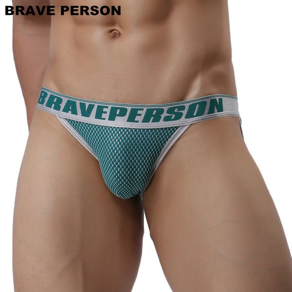 

brave person brand male underwear men briefs new arrivals men's underpants low-waist nylon underwear briefs for man, Black;white