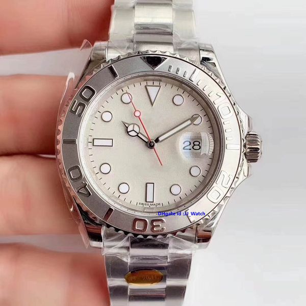 

luxury mens watch noobf yatch 2836 automatic 904 stainless steel sapphire glass calendar waterproof swiss watches 40mm, Slivery;brown