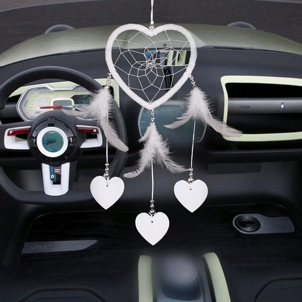 Hollow Heart Dreamcatcher Hanging Ornament Car Kids Bed Room Home Decoration Best Affordable Car Interior Best Auto Accessories Store From Louyu