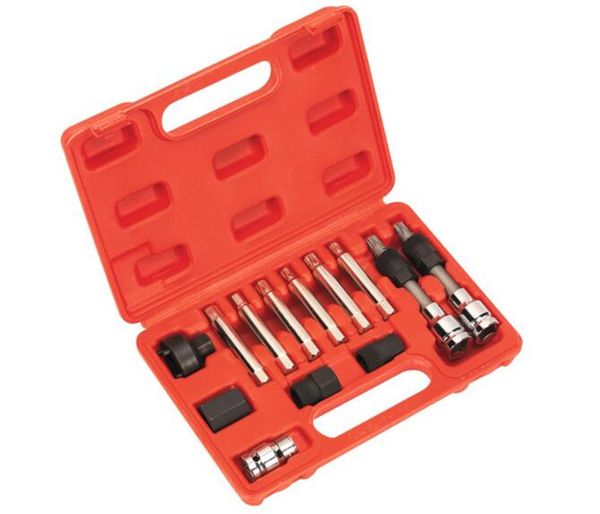 

13pcs generator belt disc dismantling and assembling tools pulley dismantler automobile tools no.a0729