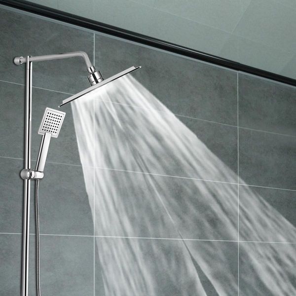 

lemonbest handheld shower head square водосбережения ванного тропический душ сверхтонкого дождь смеситель для душа head hot sale head