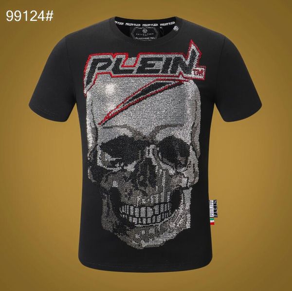 

2019 fashion short t-shirt european style 3d skull print men's o-neck t-shirt cotton women/men casual slim fit male t-shirt 002, White;black