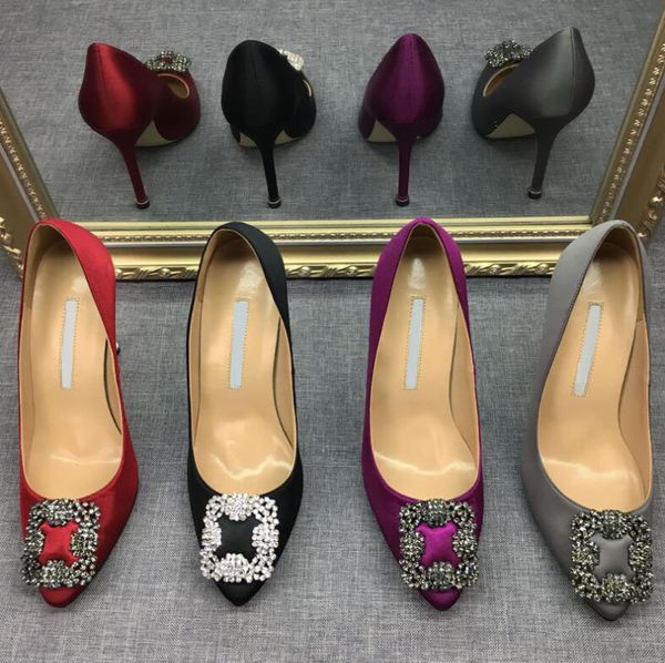 

women shoes red bottoms high heels pointed toe sole pumps come with logo dust bags wedding shoes, Black