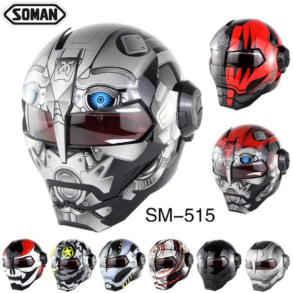 

робот мотоцикл armet полнолицевыми ironman moto capacete casco мужские шлемы мотоцикла флип up шлем abs modular шлем мото крест