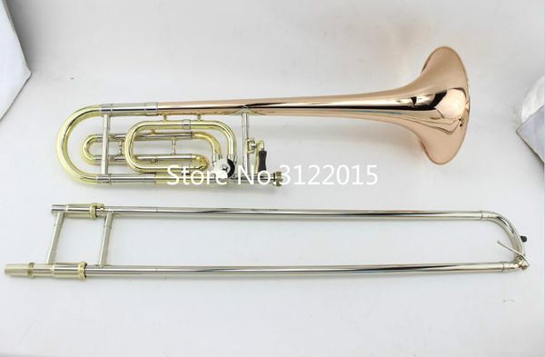 Nova chegada Frete Grátis Tenor Trombone Alta Qualidade Fosforus Cobre Musical Instrumento Superior B Tom F # Trombone Horn com Caso