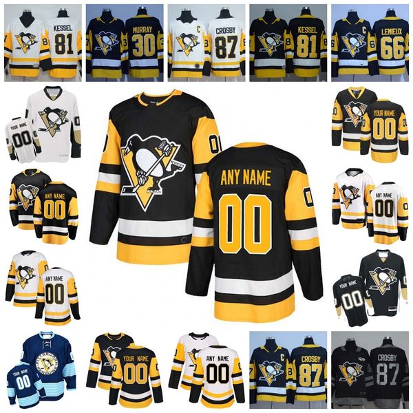 

custom pittsburgh penguins jersey jack johnson garrett wilson nick bjugstad erik gudbranson chad ruhwedel hockey jerseys men women youth, Black;red