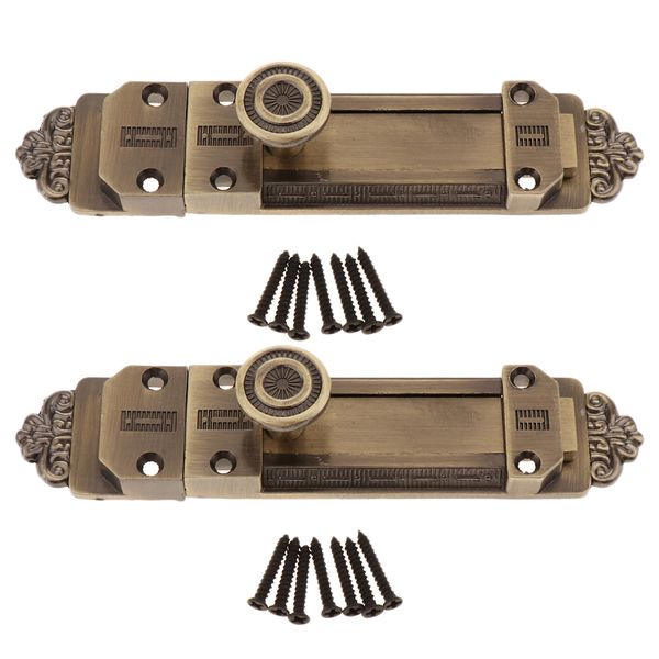 

2pcs окна двери замок двери защелка крепежей классический древний урожай