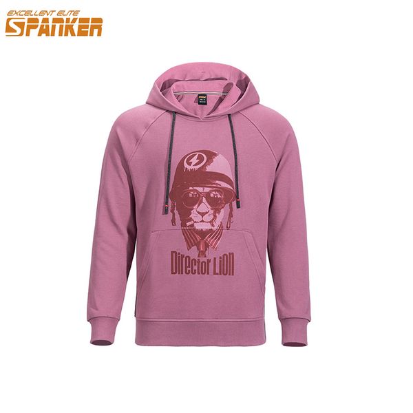 

excellent elite spanker men's tactical hooded sweater loose hoodie autumn and winter coat command lion pattern outdoor sports, Camo;black