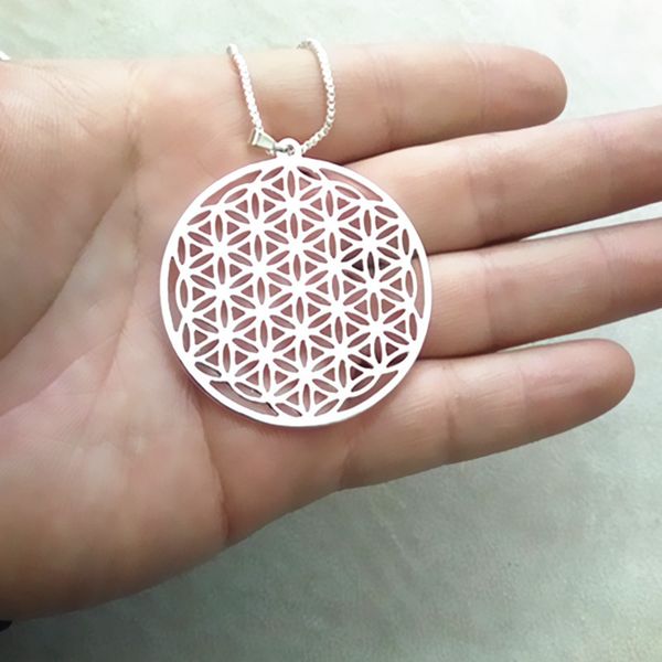 

flower of life pendant to the window silver plated necklaces & pendants for women pendant lot jewelery drop shipping
