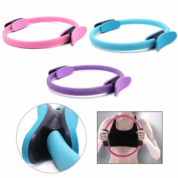 

new dual grip pilates ring magic circle muscles body exercise yoga fitness tool
