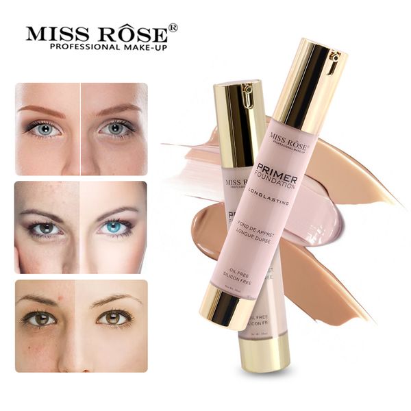 

нового miss rose mousse foundation natural голого макияж 30ml жидкая основа женщина cosmetic корректор управление базовое масло макияж