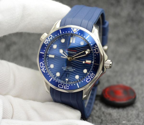 

u1 factory quality mens watch aquanaut 2813 automatic movement watches rubber strap blue dial 5711 mens wristwatches, Slivery;brown