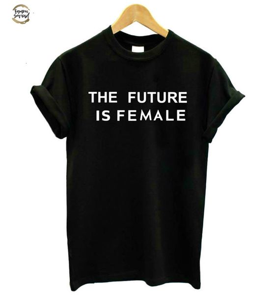 

the future is female print women tshirt cotton funny t shirt for lady girl tee hipster drop ship sb 9, White