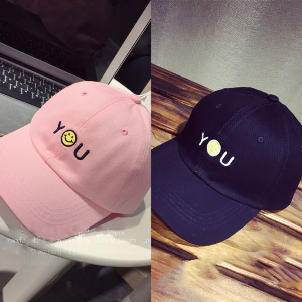 

baseball caps women solid sun shading adjustable womens hats chic trendy hip hop simple all-match leisure student cap korean new, Blue;gray