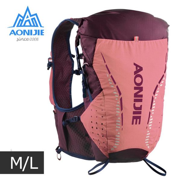 

aonijie c9104 m/l ultra vest 18l hydration backpack pack bag soft water bladder flask hiking trail running marathon race