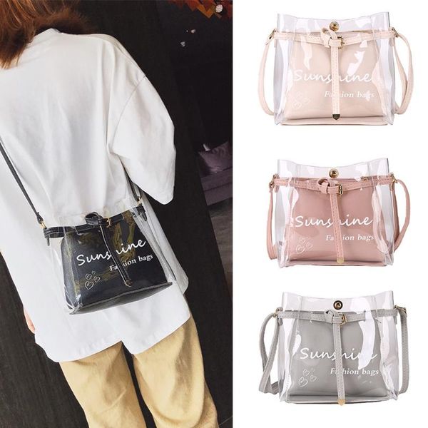 

2020 прозрачной сумка женщина пвх clear bag женщины сумка болса feminina плечо crossbody мешок главного femme нового