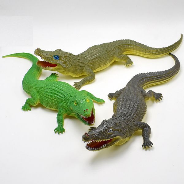 

new style plastic model large size crocodile model amphibious crawling animal foreign trade aliexpress selling product