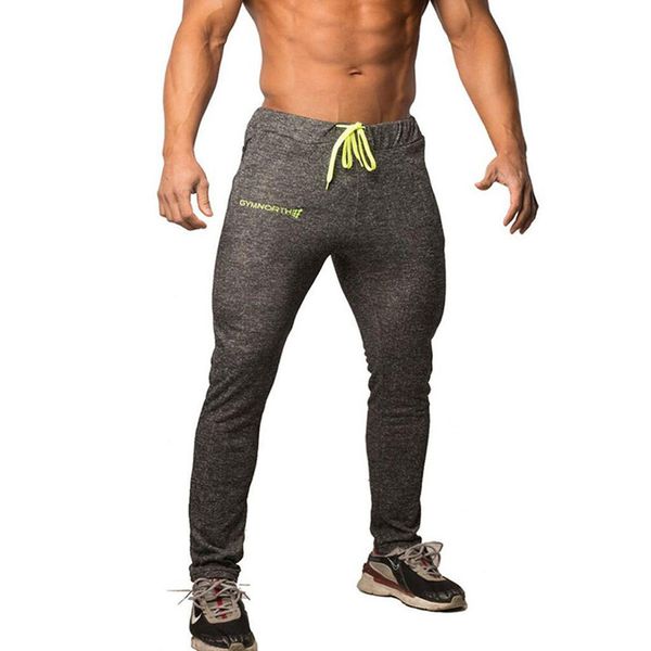 

muscle running jogging pants men fitness leggings bodybuilding joggers sweatpants gym sport training pants workout trousers male, Black;blue