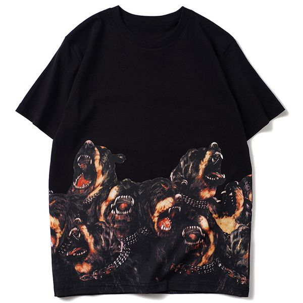 

2020 sleeves printed design t-shirt mens back neck casual stitching crew short trim tshirt cross man cotton fitness eljxf, Black