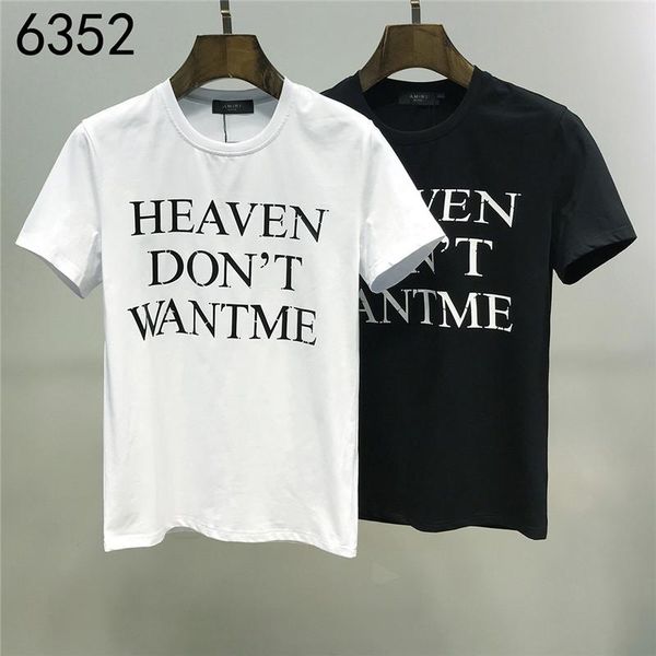 

the fashionable short sleeves of the new t-shirt in 2020 are printed with the words g0049 for men and women in autumn and winte1, White;black