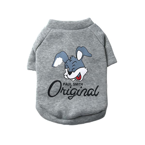 

new style pet dogs clothes warm dog sweatshirt clothing for pet cute cartoon dogs sweater dog coat chihuahua cotton clothes