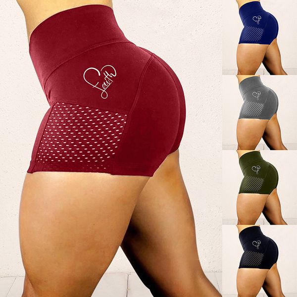 

женщины sexy спорт йога шорты высокой талией gym push up lift фитнес леггинсы тренировки короткие женщины бег gym stretch спорт замыкание, White;red
