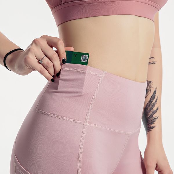 

yoga fitness pants ladies stretch sports tights sweat-proof high waist gym push up exercise running sports tights with pockets, White;red