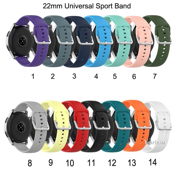20/22 mm Sportarmband für Galaxy Watch, 46 mm Silikonarmband für Amazfit GTR, 47 mm Pace, für Huawei GT 2e, atmungsaktives Armband. Förderung