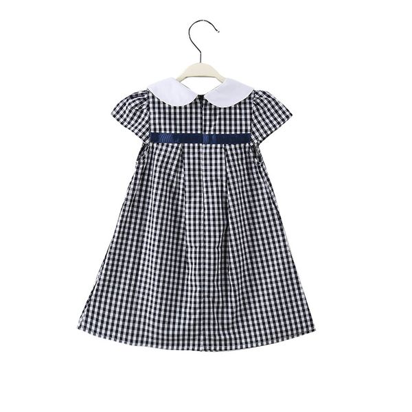 

девушки модные платья летние брендовые полосатые клетчатые платья детские дизайнерские повседневные милые платья с бантами платье девушки пл, Red;yellow