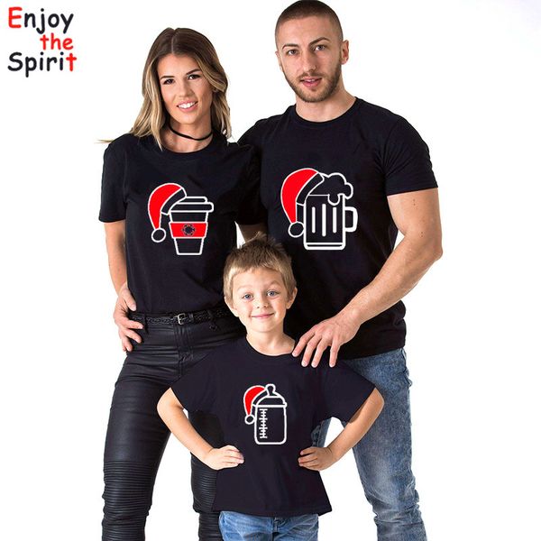 Christmas Family Matching Tee Shirt Mom Daughter Father Son