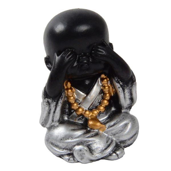 

cute resin buddha figurines statues for home car tabledecoration