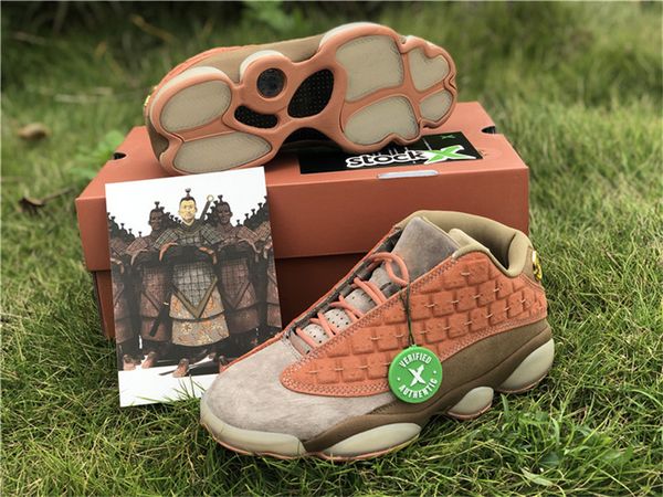 

2019 13 clot low 13s basketball shoes men authentic real carbon fiber sports sneakers with original box at3102-00625