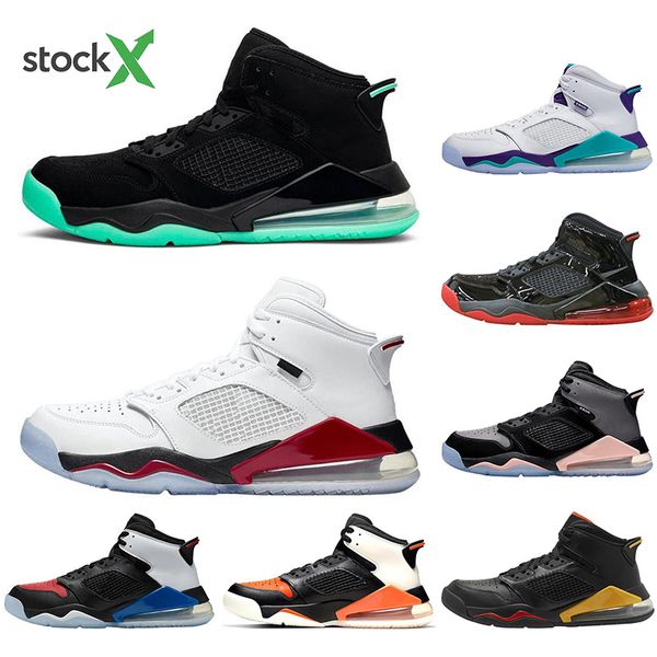 

with socks men basketball shoes jumpman green glow bred shatterad backboard grape infrared citrus athletic mens trainers sport sneakers, White;red