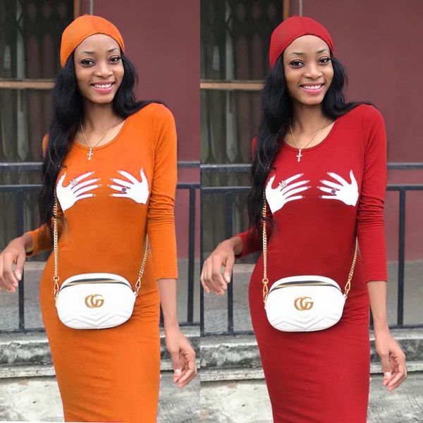 

ladies wearing dresses dresses for womens ladies designcostume stylish solid color offset print dress, no turban, Black;gray