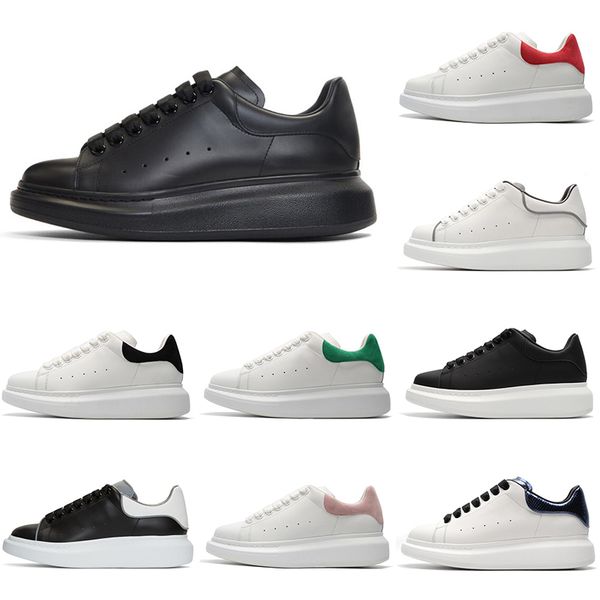 

2019 Discount Designer Casual shoes fashion luxury men women leather sneakers top quality Reflective 3M flat party Platform mens trainers