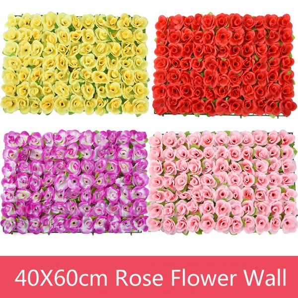

40x60cm artificial rose flower wall home l wedding wall decoration background birthday party supplies