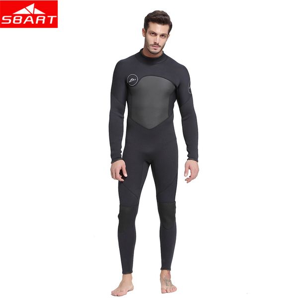 

sbart 1.5mm 3mm neoprene wetsuit long sleeve winter warm spearfishing diving suit trifonction triathlon wetsuit men surfing suit