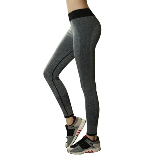

women fitness sports leggings high elastic running compression pants gym workout sports female trousers slimming pantalon yoga, Black;blue