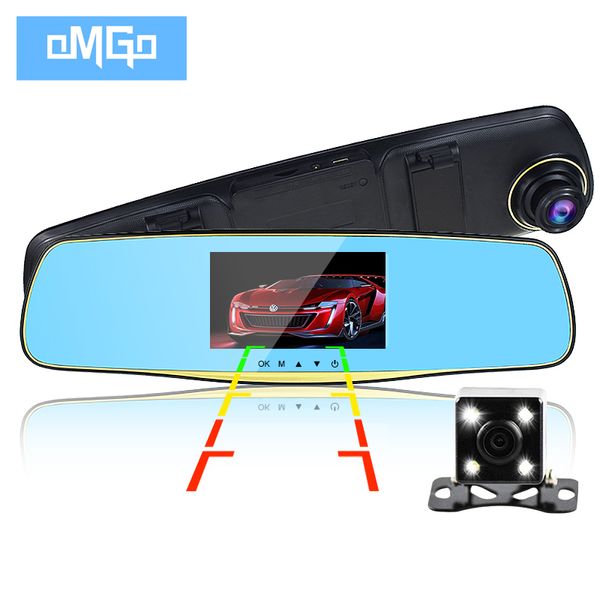 

dual lens car camera cars dvr rearview mirror auto dvrs recorder video registrator full hd1080p camcorder dash cam