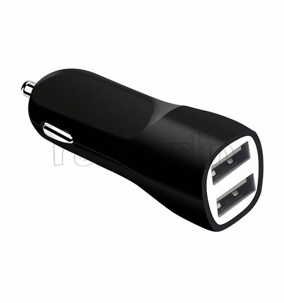 Doppia porta USB 2.1A caricabatteria per auto caricabatterie adattatore di alimentazione per iPhone X 11 12 13 14 15 Pro max Samsung S20 S23 S24 F1