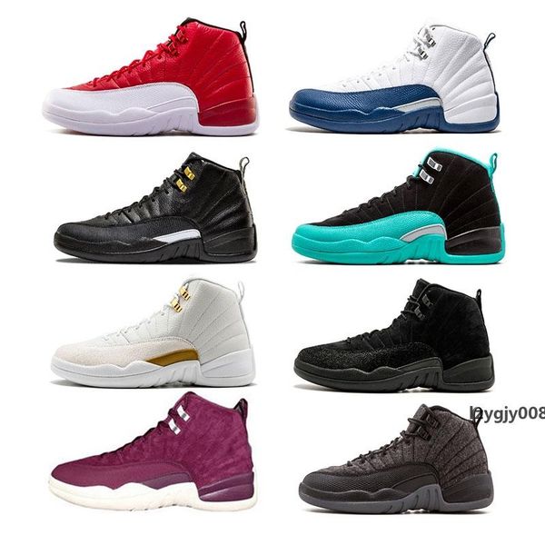 

2018 shoes 12 gamma blue mens basketball shoes taxi the master gamma blue white flu game french blue sneakers eur 41-47