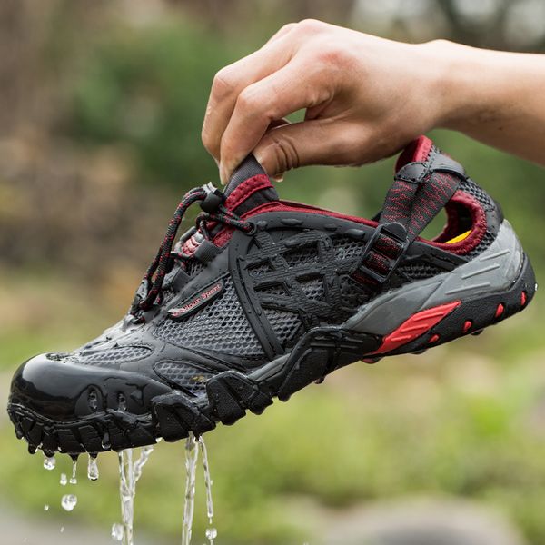

summer mesh sneakers men shoes outdoor breathable comfortable male shoes men sneakers casual walking footwear big size, Black