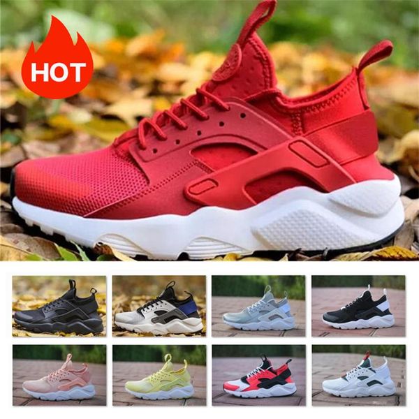 

2019 Huarache 4.0 Running shoes for Men Trainer Triple Black Red grey women Sport Outdoor Sneakers 36-45