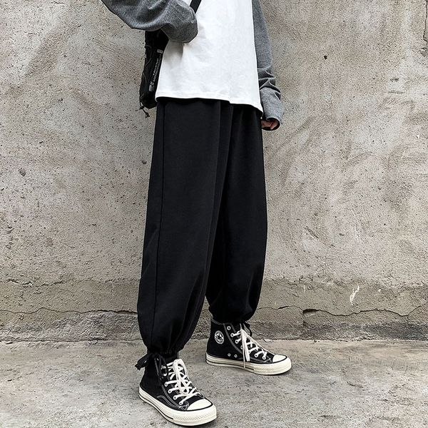 

dossan 3xl плюс размер мужчины женщины брюки гарем hiphop сыпучие широкий pant хлопок большой падение промежность joggers танец брюки мужско, Black