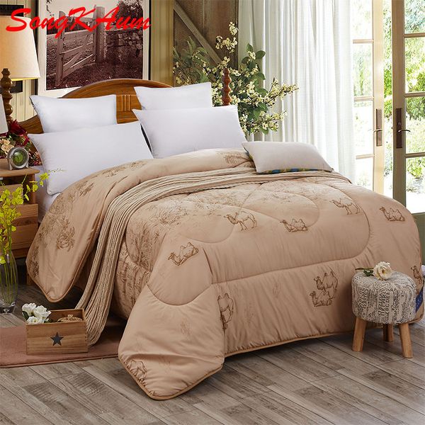 

2017 winter comforter 100% pure camelhair/wool quilt bedding blanket comforter/quilt/duvet insert