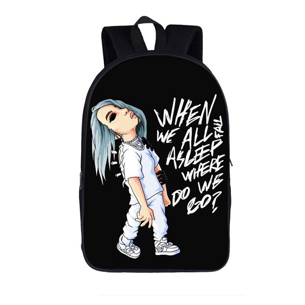 billie eilish school backpack