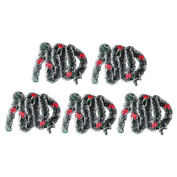

5pcs christmas party garland ribbon strings xmas tree hanging ornament diy