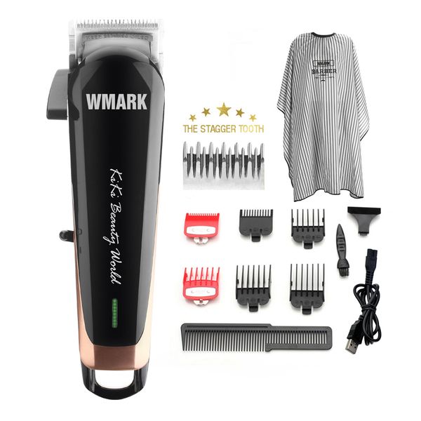 Professional Cordless Hair Cutter Hair Trimmer 6500 Rpm Hair Clipper Adjustable Length With Stagger Tooth Blade Wmark Ng 103 Head Hair Trimmer For Men